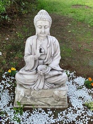 Statua-Del-Buddha-Con-Base-Per-Esterno-Da